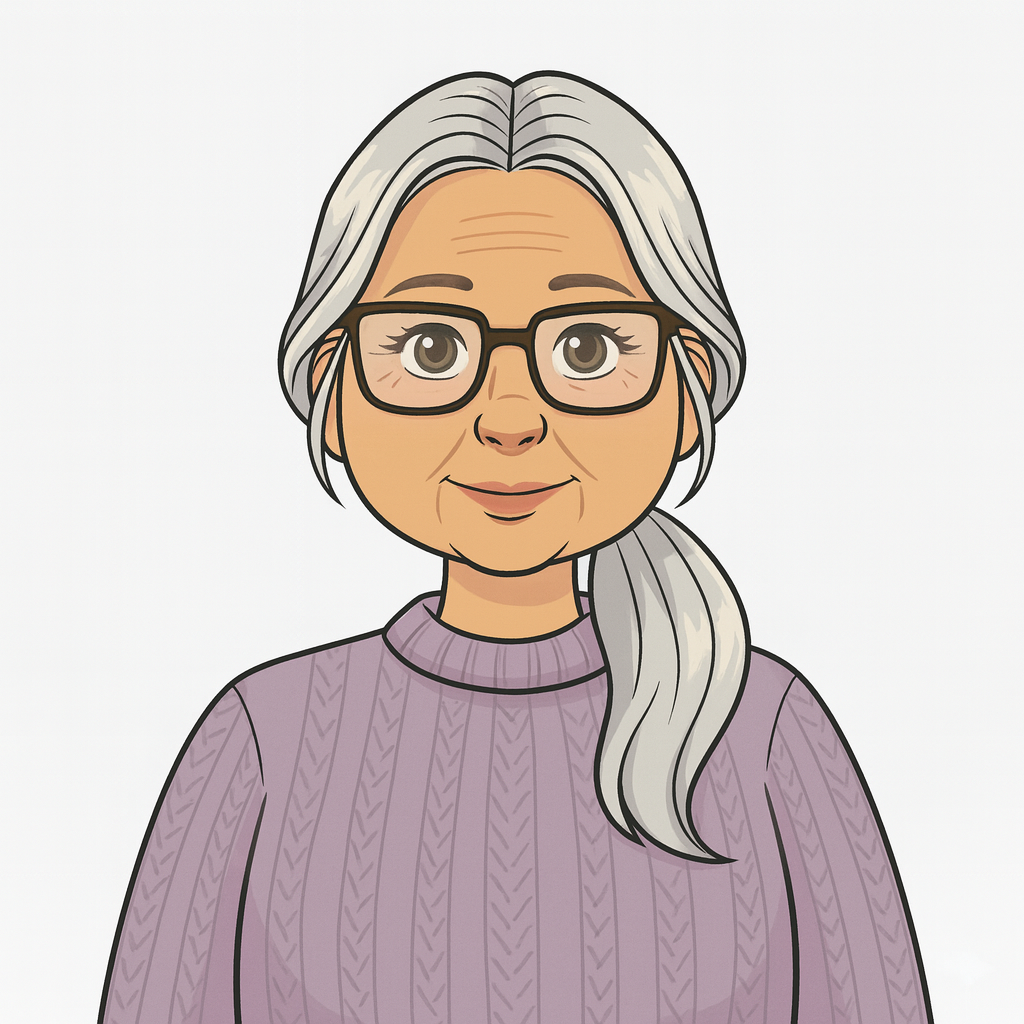 Portrait schématisé de Ghislaine SERVEAUX