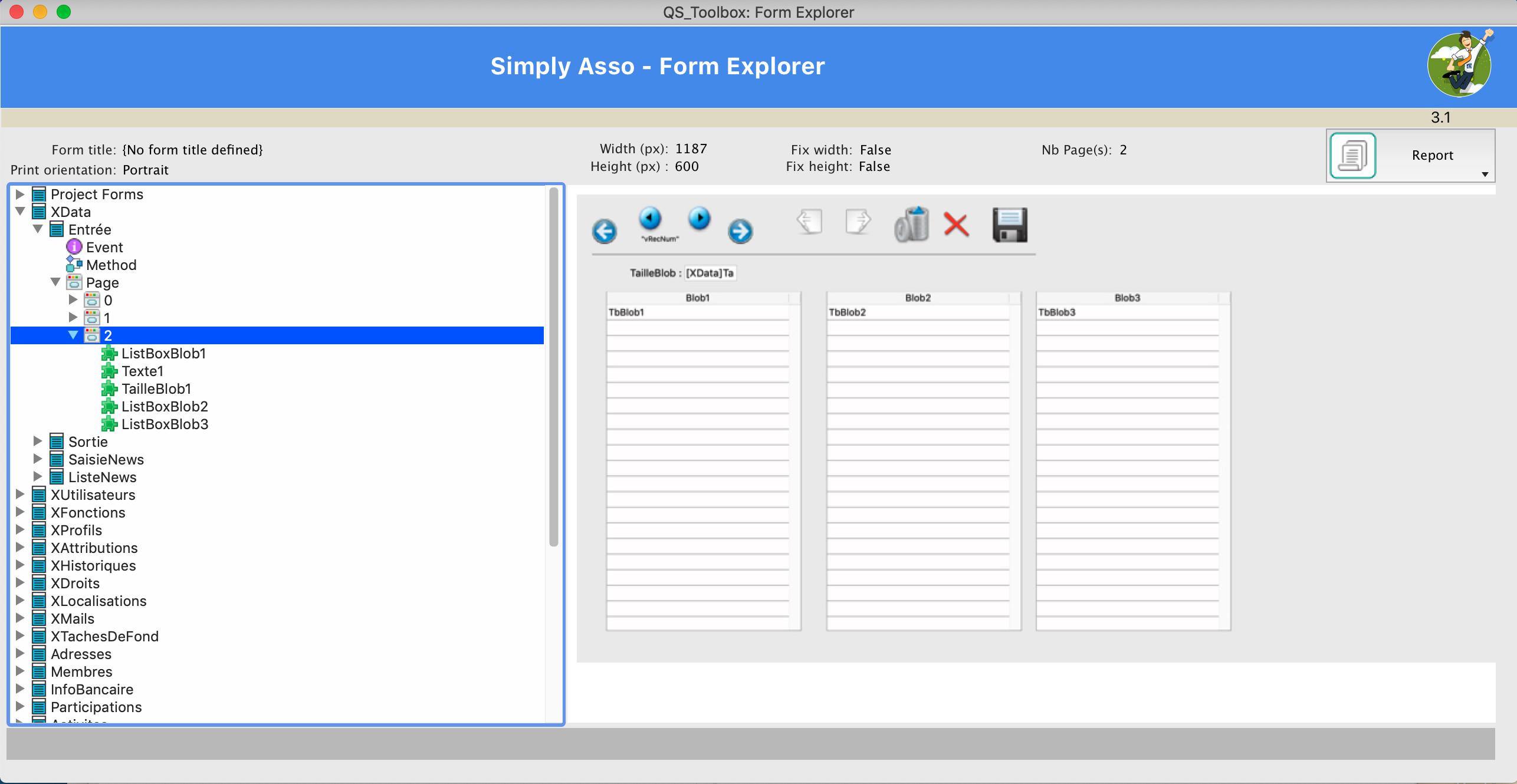 Explorateur de formulaires