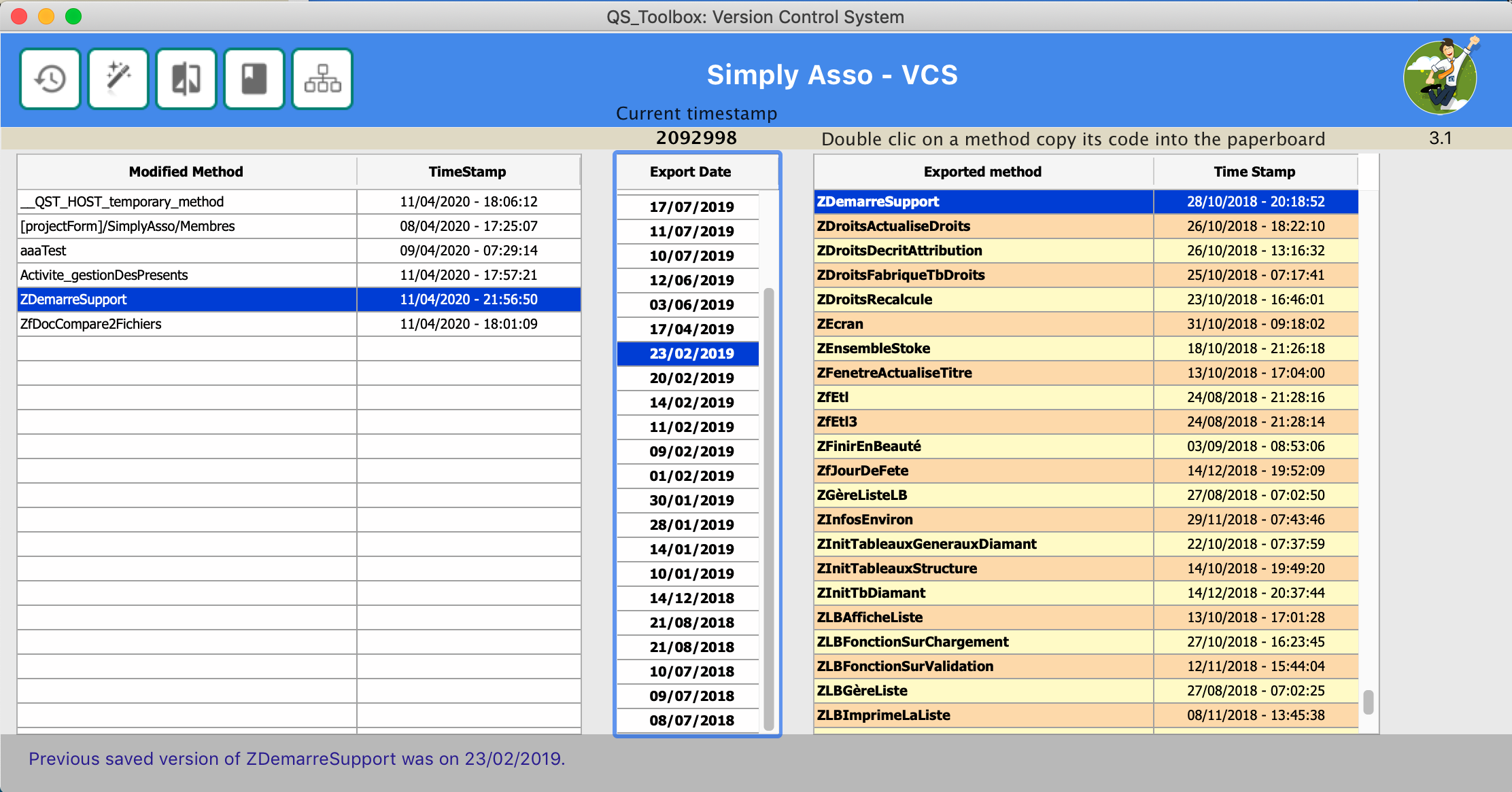 Gestion des versions