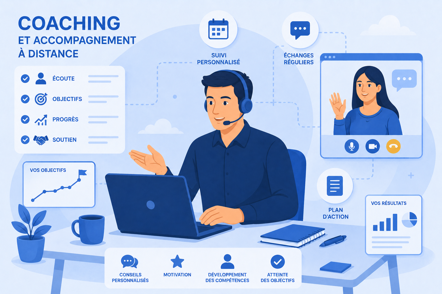 Coaching et accompagnement à distance